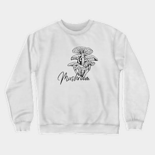 Mushroom Flower Vintage Established Flora Minimalist Crewneck Sweatshirt